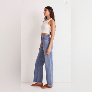 Madewell Perfect Vintage Wide Leg Jeans in Heathcote Wash, Size 28